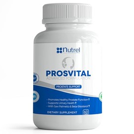 Generic Nutrel Prosvital, Prostate Supplement for Men, 60 Capsules, Saw Palmetto and Beta Sitosterol, Promote Prostate Wellness