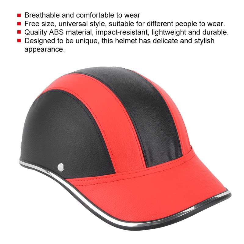 Universal Lightweight Motorcycle Half Face Helmet Cycling Safety Hat Baseball