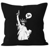MoonWorks Cushion Cover Statue of Liberty Statue 40 x 40