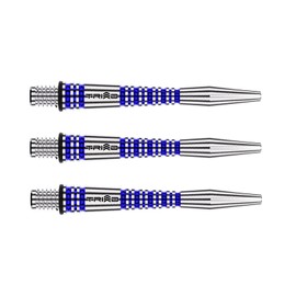 WINMAU Dart Shaft - Triad RX Aluminium Dart Stems - 1 Set per pack (3 darts Shafts in total) - Professional Darts Accessories - Blue Short Shafts