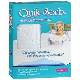 Essential Medical Supply Quik-Sorb Reusable Underpad 30" x 35"