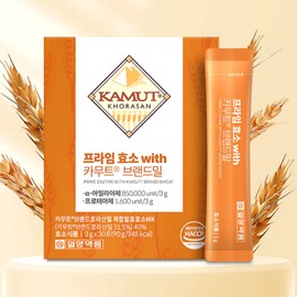 Kamut Brand Wheat Enzyme Fermentation Kamut Enzyme Kamut Kamud Enzyme Powder 1 Box (30 Packets) / 카무트 브랜드밀 효소 발효 카므트효소 카뮤트 카무드효소 가루 1박스(30포)