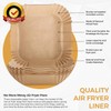 Air fryer disposable paper liner, air fryer parchment liners, parchment