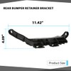 CHEDA Rear Bumper Face Bar Support Retainer Bracket Compatible with