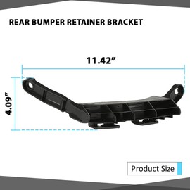 CHEDA Rear Bumper Face Bar Support Retainer Bracket Compatible with Toyota RAV4 2019-2023 525620R070, 525630R070, TO1132131, TO1133131