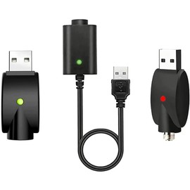 3-Piece USB Cable LED Smart Charging Light Alarm Suitable for Charging All 510 Threaded flashlights and Soldering Irons