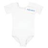 Aquarti Girls' Short-Sleeved Ballet Suit, Plain - 140