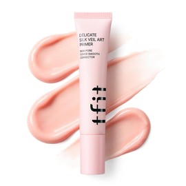 TFIT Delicate Silk Veil Art Primer - Prebase Coreano, Ligero e Hidrante para Piel Grasa, Difumina Poros y Suaviza Líneas, Acabado Mate, Larga...      