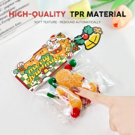 Taba Squishy Toys，Cat Paw Squishy Toys，Christmas Cat Paw Squeeze Toys，Squishy Fidget Toys Silicone Squeeze Toy for Stress Relief，Cute Soft Squeeze Fidget Toys，Party Favors Gift for Adult