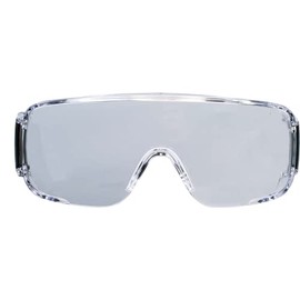 Edge XF111-L Ossa Fit Over RX Frame, Anti-Scratch, Non-Slip, UV 400, Military Grade, ANSI/ISEA & MCEPS Compliant, Black Frame/Clear Lens
