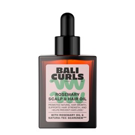 Bali Curls Rosemary Grow Scalp & Hair Oil - Rosemary, Sapote Oil & Microalgae - Vegan Scalp Care & Hair Oil Treatment - Curly Hair - No Silicones & Sulphates - 50 ml