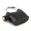 Black Anti Theft Security Padlock Waterproof Siren Alarm Lock for