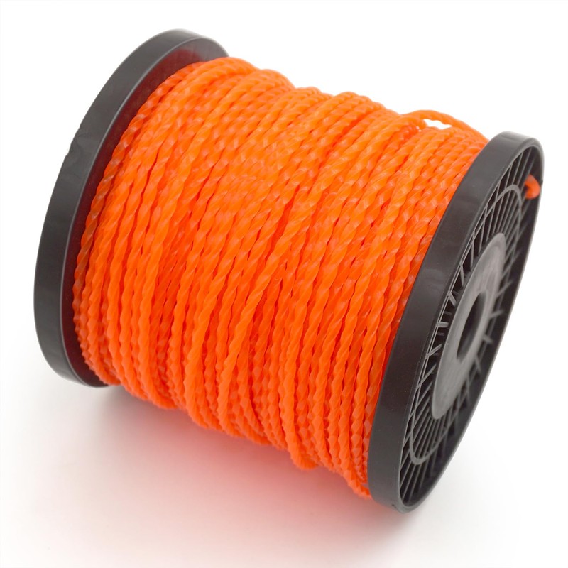 Zeqeey Twist Square Grass Trimmer Line Heavy Duty Weed Strimmer