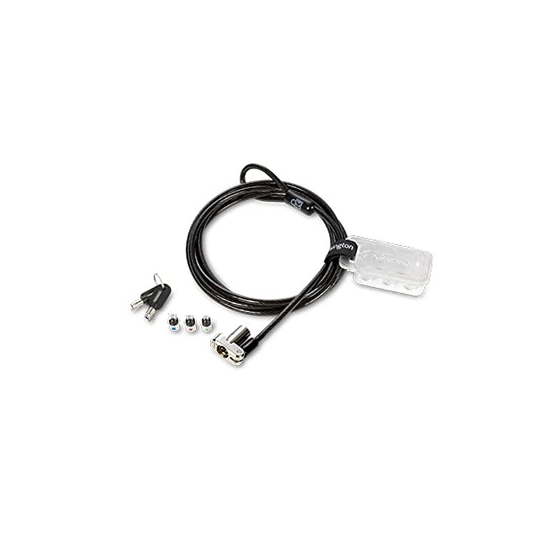 KENSINGTON - 3-in-1 Laptop Key Cable Lock Security Device with
