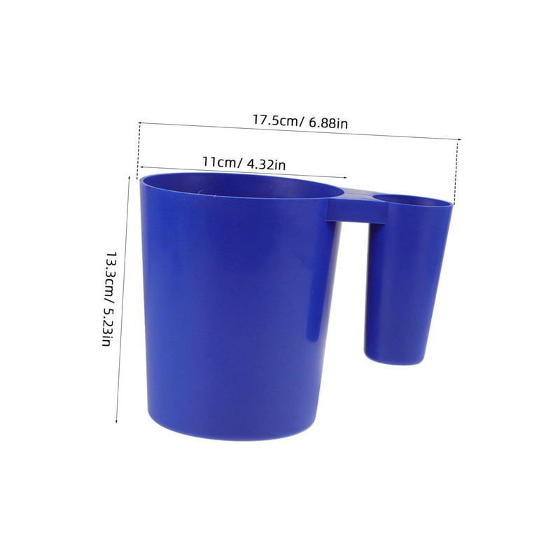 BESPORTBLE Pool Cleaning Scoop with Ergonomic Handle Multi Functional Plastic