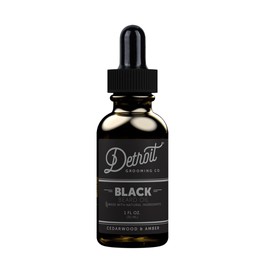 Detroit Grooming Co. Grooming Oil - Black - Oil For All Beards | Helps Soften And Condition Dry And Itchy Beards