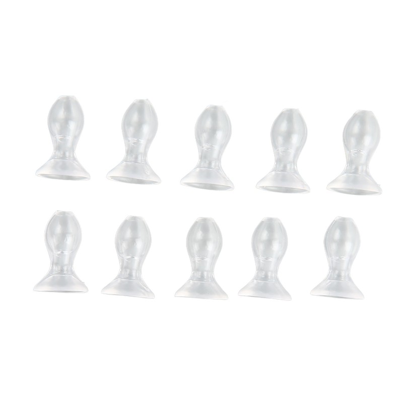 10pcs Hearing Amplifier Dome Silicone Ear Tip Earplug Replacement Accessory