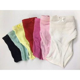 Pink Petals Girls Junior Soft Underwear Sleepwear Night Panties Assorted Colors - Red