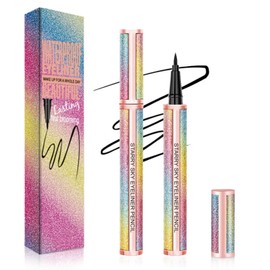 EHIOG Waterproof Liquid Eyeliner Black - Precise Liquid Smudge-proof Liquid Eyeliner Pen for Perfect Eye Makeup