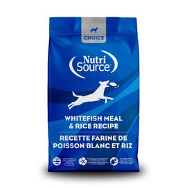 NutriSource Choice Dry Dog Food, Whitefish Meal & Rice Recipe, 40 lb.