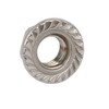sourcing map 3/8"-16 UNC Threaded 304 Stainless Steel Hexagonal Notch