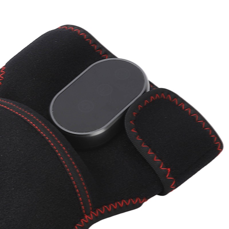 Heated Knee Brace Wrap Rechargeable 3 Vibration Mode Length Adjustable
