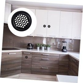 Gadpiparty 20 Pcs Vent Covers for Heat Emission Round Ventilation Grille for Cabinets Durable and Corrosion Resistant Air Vent Hole Opening for Home Use