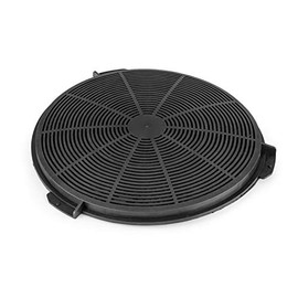 Klarstein Activated carbon filter for Amelia cooker hoods, replacement part, convert to recirculation mode, carbon filter: 24 x 2 cm (diameter x height), black