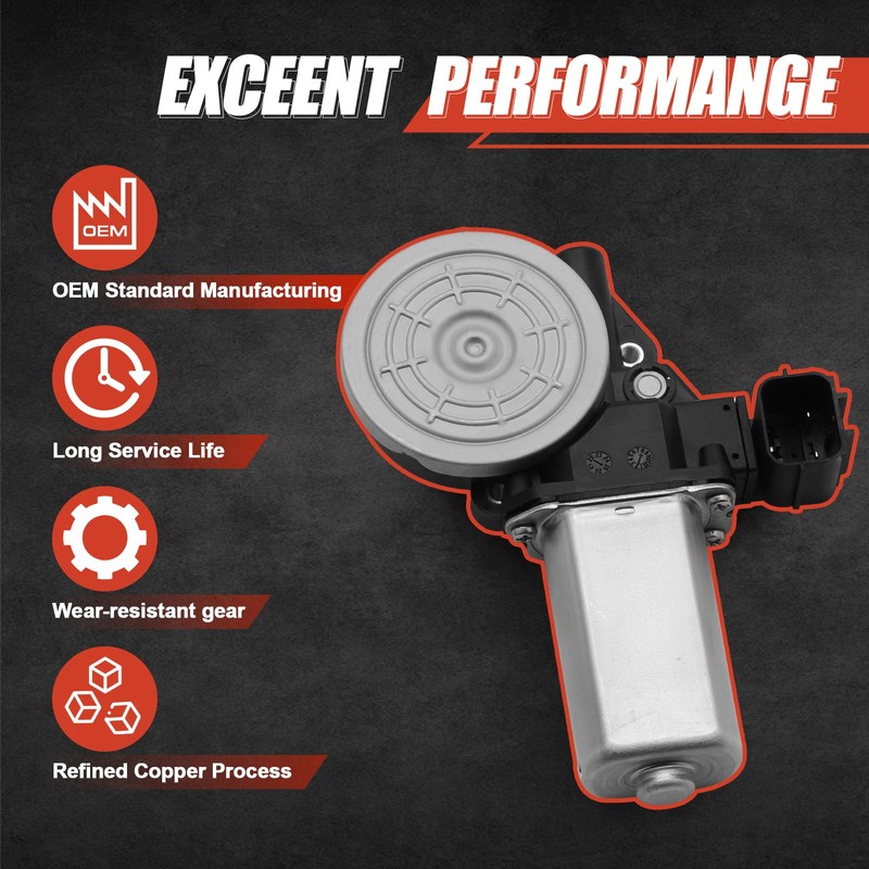 Power Window Lift Motor Compatible with 2008-2025 Isuzu NPR NPR-HD