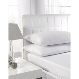 Textiles Direct Easy Care Polycotton White Single Flat Sheet