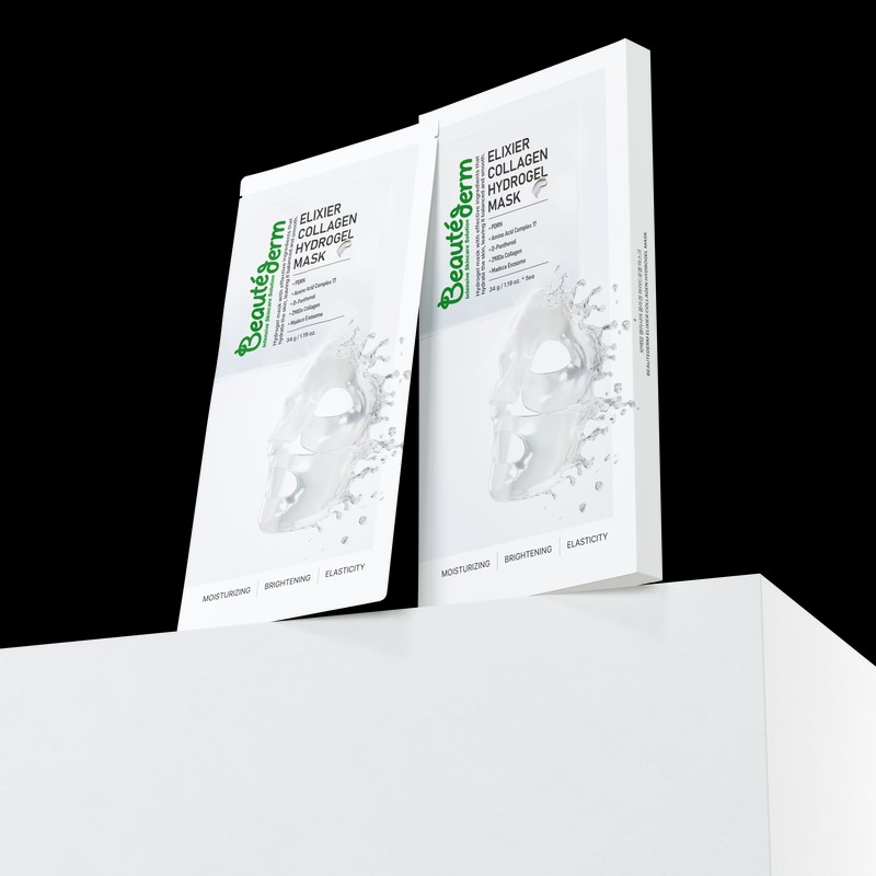 Bottederm Mask Pack Elisier Collagen Hydrogel Skin Soothing Moisturizing Elasticity