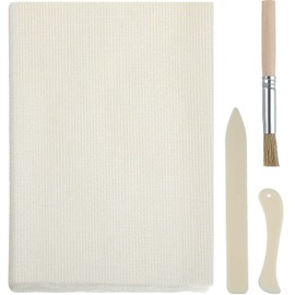 Spakon Book Binding Kit, Includes 39 x 45 Inch Book Binding Cloth, 2 Bone Folder Tools, 1 Glue Brush, Adult, Unisex, Modern Style, Foldable