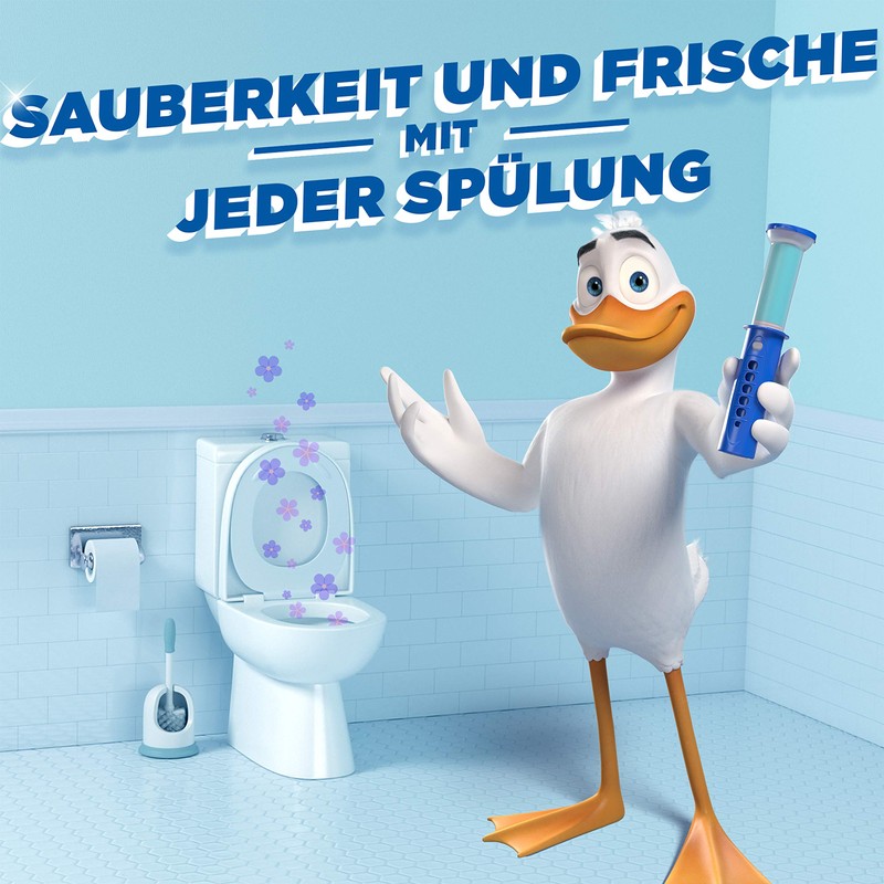 Toilet duck freshness seal, refill for the toilet stone made