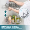 TAILI Corner-adaptive Suction Cup Shower Caddy 2 Pack, Stainless Steel