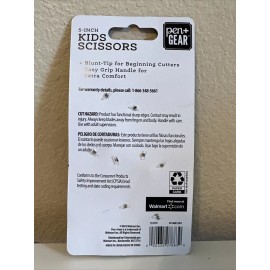 Pen+Gear 5-inch Kids Scissors Blue and Green by Pen+Gear Ages 4+ Beginning Cutters 2 pair