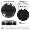 Single Black Eyeshadow Pressed Powder Compact Halloween Makeup