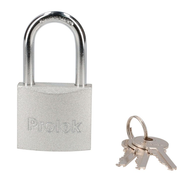 Prolok P22L45B Candado de acero largo 45 mm, llave estándar