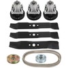 OCPTY Lawn Mower Deck Rebuild Kit 46", Mower Blade Rebuild