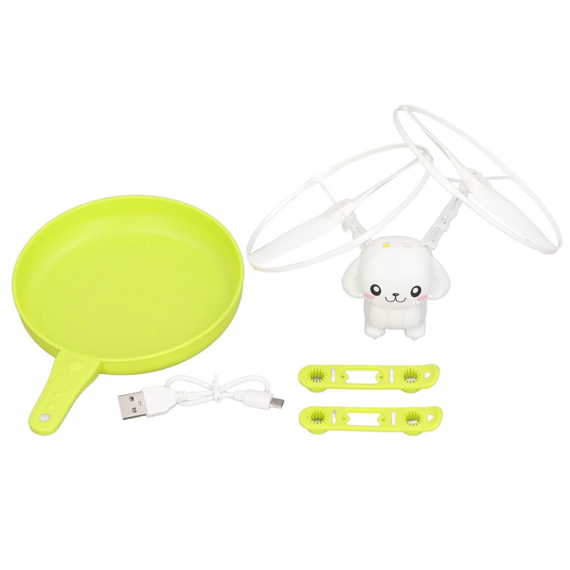 Bubble Blowing Helicopter Toy USB Rechargeable Automatic Induction Bubble Flying