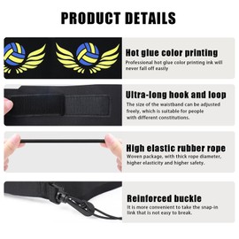 CGLRybO Volleyball Training Equipment with High Elasticity, Adjustable Volleyball Trainer for Serving, Setting, Spiking and Return with Every Swing