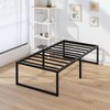 EMODA 16 Inch Narrow Twin Bed Frame 30x75, Heavy Duty