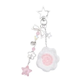 Wigo Women's Round Beads Key Chain, pattern 5