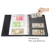MUDOR Currency Collection Album, 90 Pocket World Banknote Holder, Paper