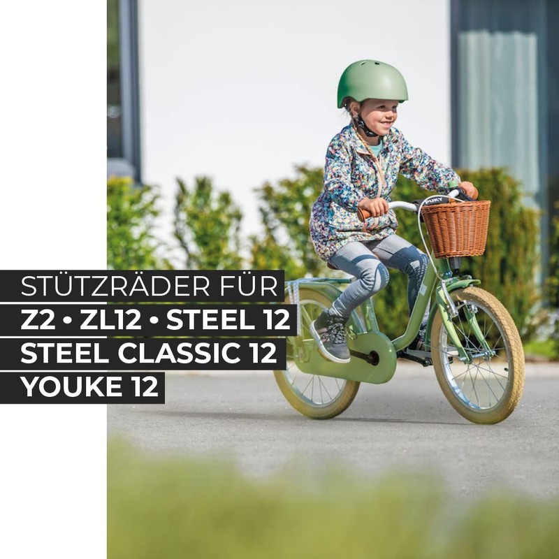 Puky 9424 ST-12 Jockey Wheels Z2/ZL12 Aluminium