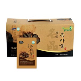 Health Friend Namhae Premium Black Garlic Essence 80ml 30 packets (3+1), 1 piece / 헬스프랜드 남해산 명품흑마늘진액 80ml 30포 (3+1), 1개