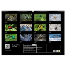 Bodypainting Animalia (Wandkalender 2026 DIN A2 quer), CALVENDO Monatskalender