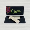 Chalkboard Name Badges with Magnetic Backer (3" x 1.5" Black