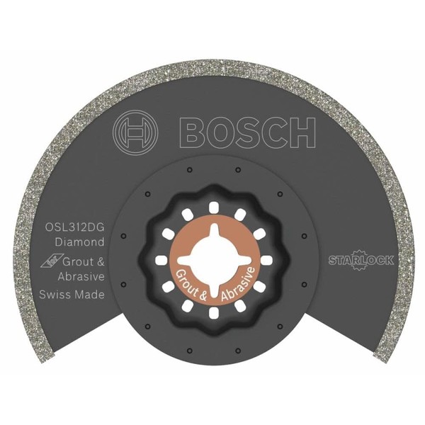 Bosch OSL312DG Starlock Oscillating Multi Tool Diamond Grit Grout Blade,