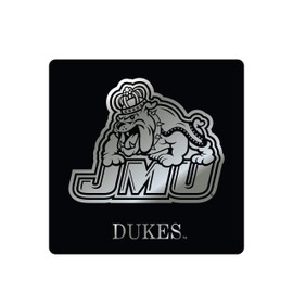 James Madison Decal (BLK/SIL JMU Bulldog Decal (4"), 4 in)