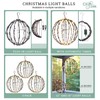 Elf Logic 16” Outdoor/Indoor LED Christmas Light Ball with Automatic